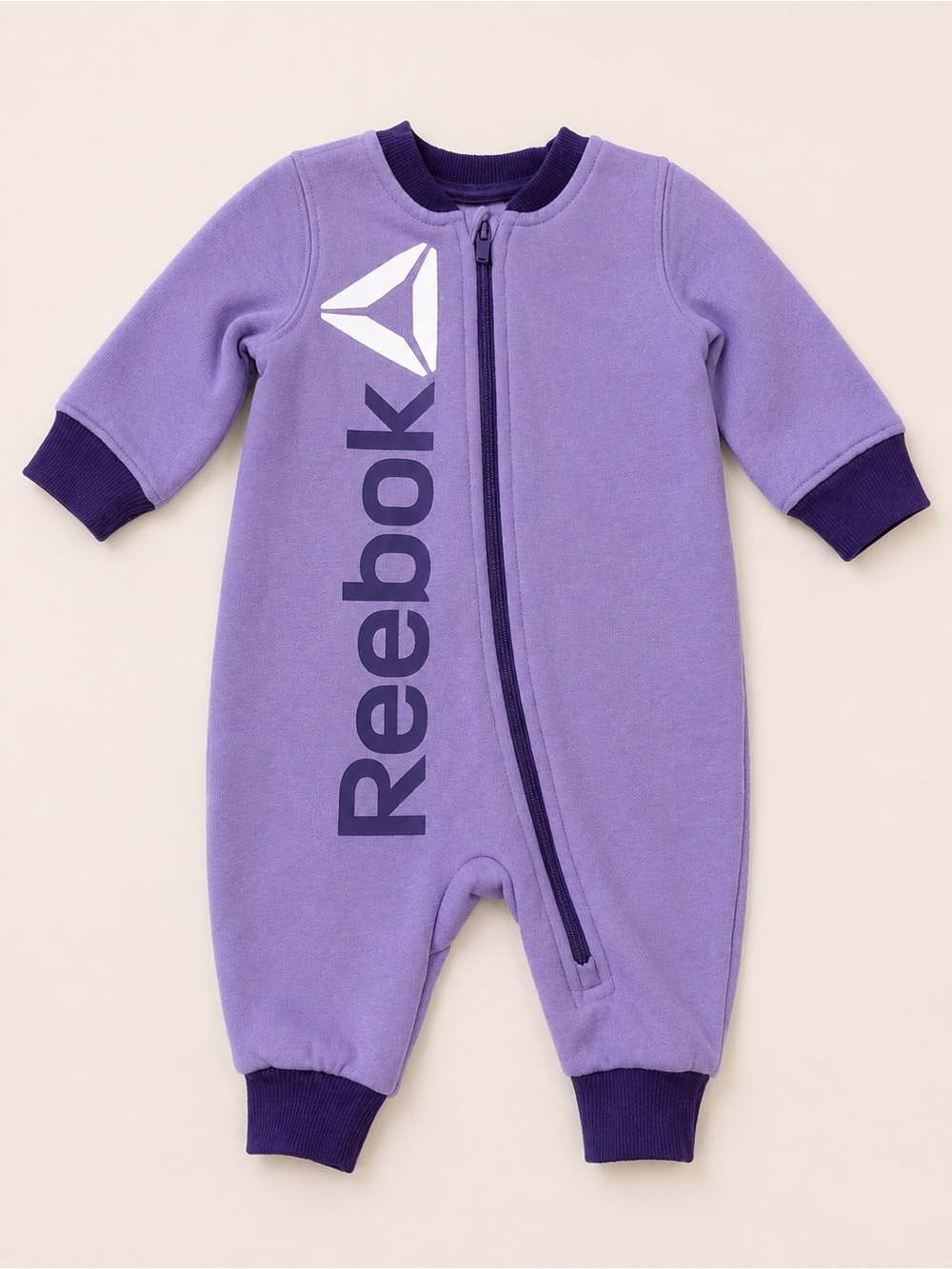 Reebok - Baby Snuggle Up Romper (Cotton & Poly) - 0-3M